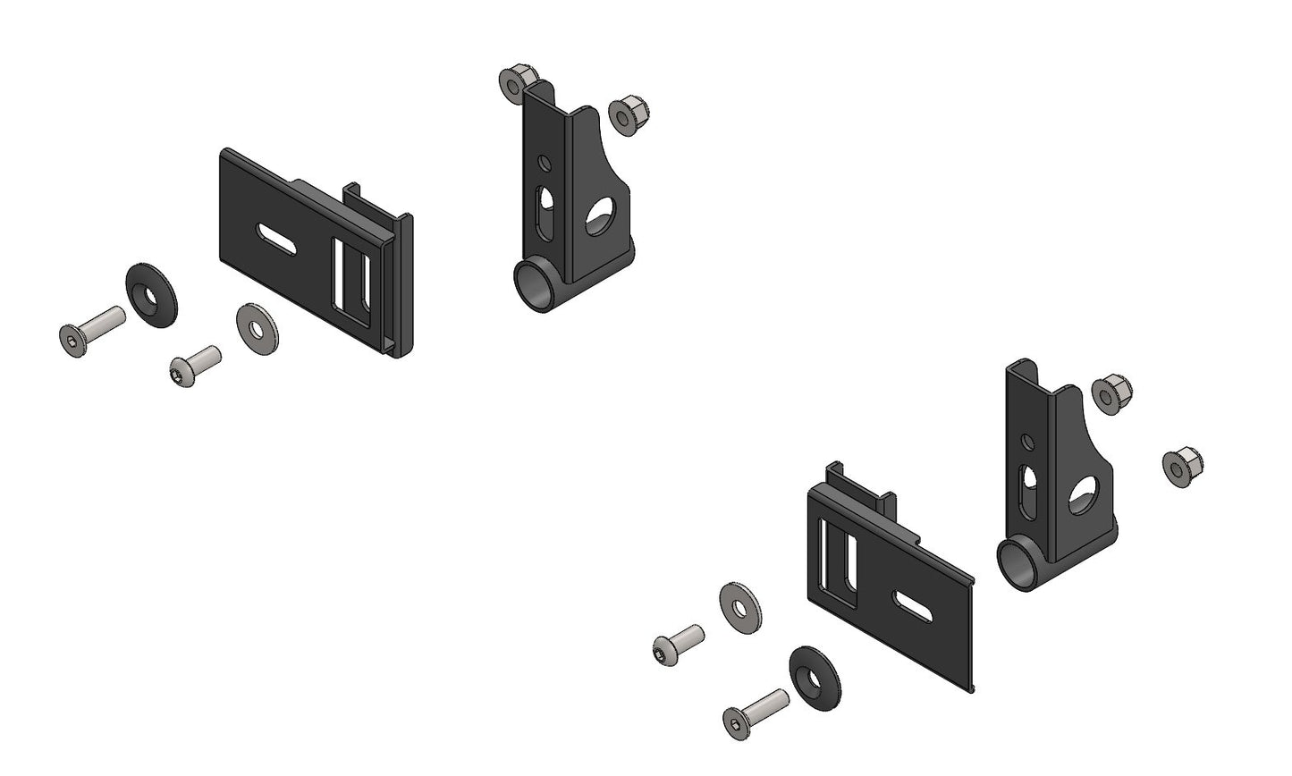 Parolin 950 Rear Bumper Fitting Kit