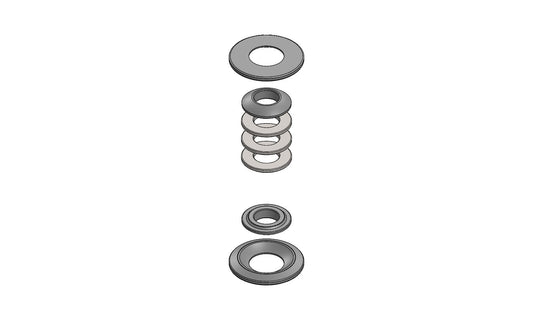 Parolin 950 Stub Axle Spacer Set